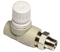 Вентиль радиаторный прямой термоD=20 SVER020P(5/20