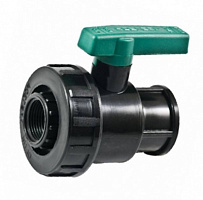 Кран ПНД шаровый 1 1/4"х1 1/4" в/в (уп.1/2шт)