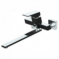 Смеситель ARGO д/ванны GRANO black картр.D=35 лат-хр 35-L35P