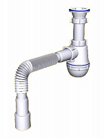 Сифон д/умыв."АНИ"-1.1/2"х40гоф.40х50 А0115(уп1/25