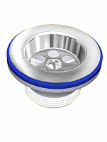 Выпуск 1 1/2" с нерж. сеткой М 300 (уп.1/50шт)