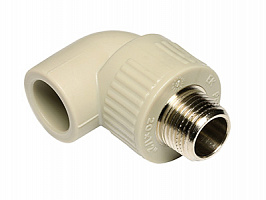 Угольник(PPR)90гр.D=32х1"(НР) SKOE03232(уп.5/40шт)