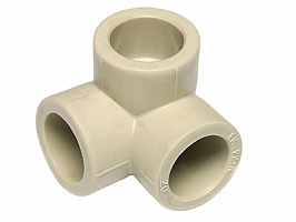 Угольник тройной (PPR) D=25 SKOT025 (уп.10/40шт)